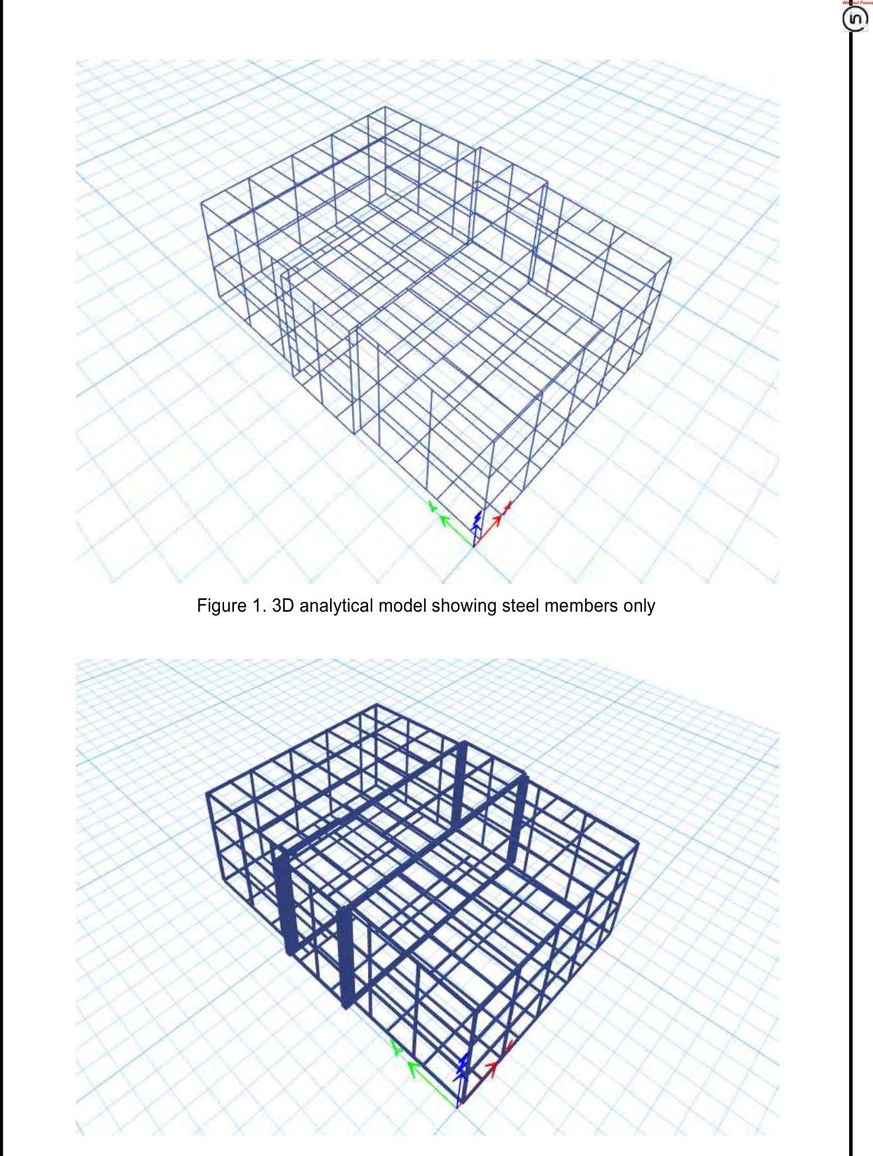 R-22348 ETABS steel analytical model