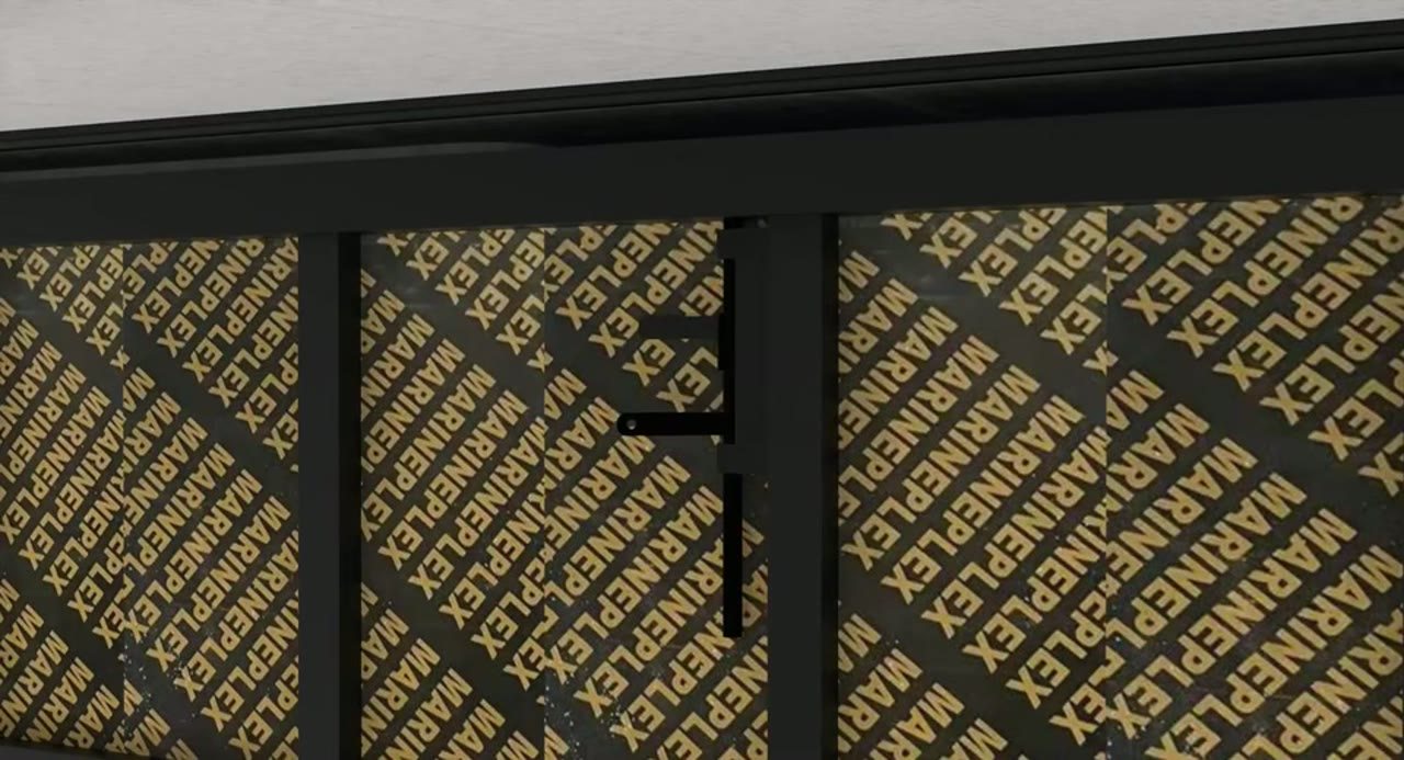 Wall panel unfold frame
